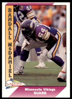 1991 Pacific Randall McDaniel . Minnesota Vikings #293 - Image 1 of 2
