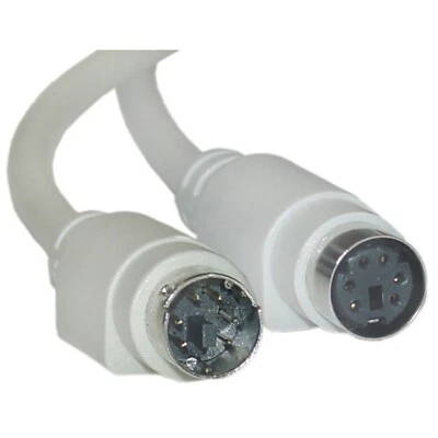 6' PS/2 Extension Cable - Keyboard or Mouse - PS/2 Male to PS/2 Female - Image 1 of 2
