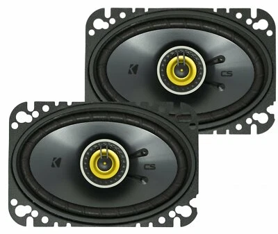 Altavoces coaxiales de 2 vías Kicker CSC464, CS Series 4x6" para automóvil (46CSC464) Foto 1 de 4
