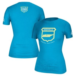 Camiseta azul regional regional Reebok CrossFit Games 2017 Nashville Central - Imagen 1 de 3