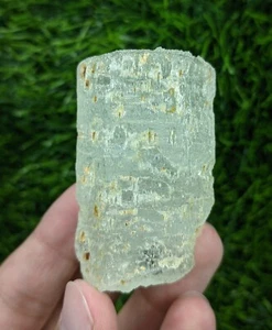 114-gm Fully Etched Aquamarine Crystal with Black Tourmaline - skardu, Pakistan. - Picture 1 of 6