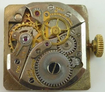 Jules Jurgensen Wristwatch Movement - Good Balance - Sold for Parts / Repair - Imagem 1 de 3