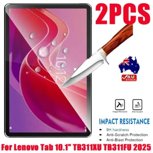 2PCS X Tempered Glass Screen Protector For Lenovo Tab 10.1" TB311XU 2025 Tablet - Picture 1 of 14
