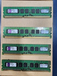 Kingston KVR 8GB x4 DDR3 1600MHZ 1.5v KVR16E11/8EF ECC unbuffered RAM DIMM 240p - Picture 1 of 2