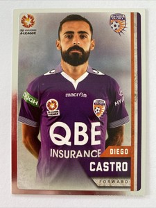 #139 Diego Castro | Perth Glory | 2015/16 TnP Card | Silver Parallel