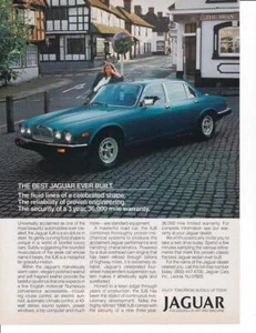 1986 Jaguar XJ-6 Print-Ad / "The Best Jaguar Ever Built" - Bild 1 von 1