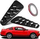 For 2005-2014 Ford Mustang 1/4 Quarter Side Window Louvers Scoop Cover Vent 2PCS