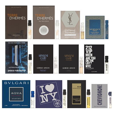 12 Piece Designer Fragrance Samples For Men - Premium Kit Brand New • 24.99$
