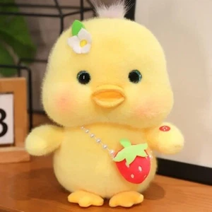 Duck Yellow 9 Inch Stuffed Animal Plush Toys Toddler Fluffy Dolls Kids Gifts - Picture 1 of 2