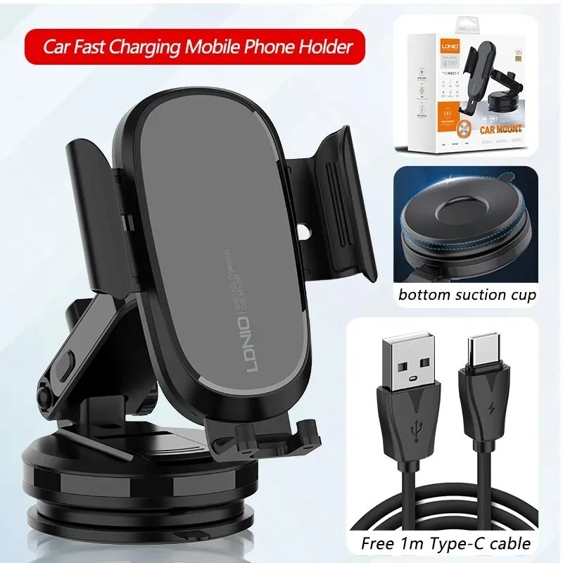 NUEVO 15W Cargador De Carro Coche Auto Rapido Inalambrico Para Teléfonos Universal Foto 1 de 4