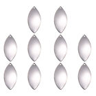  10 Pcs DIY Jewelry Making Accessories Leaf Charms for Pendants Metal