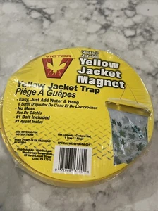 VICTOR WOODSTREAM DISPOSABLE OUTDOOR INSECT BUG YELLOW JACKET MAGNET BAIT TRAP - Picture 1 of 4