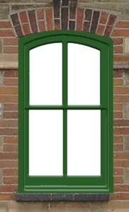 LC21 - Faja superior curva Lasercut ventanas escala OO pk de 6 modelos inteligentes - Imagen 1 de 4