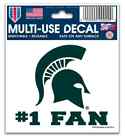 Michigan State #1 Fan Decal Auto Window Car Truck Dorm Removable Reusable