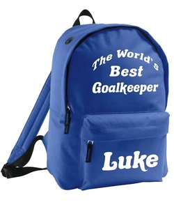 Mochila de portero de fútbol personalizada para niños Añadir nombre Niña Niños Regalo de Navidad - Imagen 1 de 11