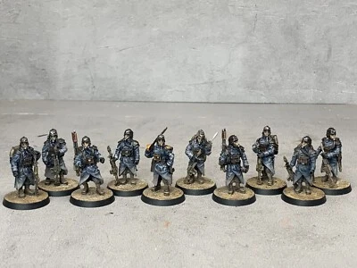 Warhammer 40K Death Korps Of Krieg Infantry Squad At Ease Astra Militarum Army - Image 1 of 4