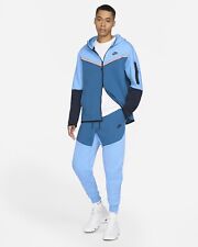 Nike Sportwear Tech Fleece Windrunner Tracksuit Sz L University Blue/Dark Marina