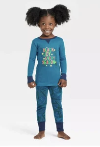 Toddler Joy Print Matching Family Pajama Set - Wondershop™ Blue Size 2T - Picture 1 of 2