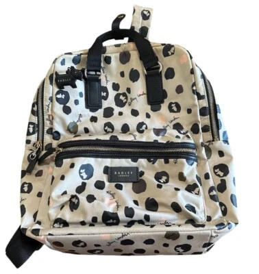 Mochila Mochila Radley London Bubble Dog Piel Aceitosa Lunares Foto 1 de 4