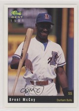 1991 Classic Best Durham Bulls Brent McCoy #23