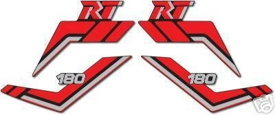 YAMAHA 1990 RT180 DECAL GRAPHIC KIT LIKE NOS - Imagem 1 de 1