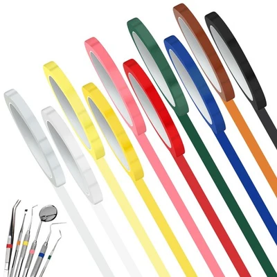 10 Rolls Autoclave Tape, 216ft Total, Colorful, Surgical Instrument ID, Steri - Image 1 of 4