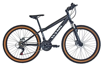 WYNN Mountainbike 26 Zoll DIRT1.0 schwarz Rahmenhöhe 33 cm Damen Herren 18 Gänge - Bild 1 von 4