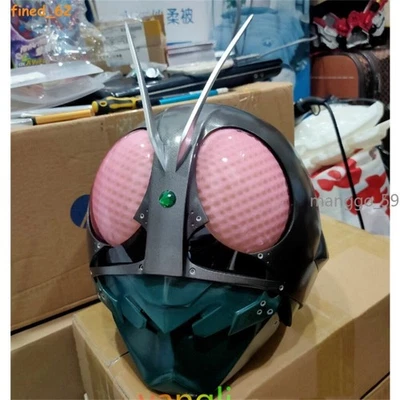 2023 New Kamen Rider Cosplay Helmet 1:1 Wearable LED Masked Rider Resin Mask Toy - Image 1 of 4