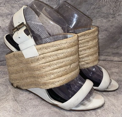 Alexander Wang Cata Alpargatas Tacón Cuñas Sandalias Tacones al Tobillo 9 39 Italia Foto 1 de 4