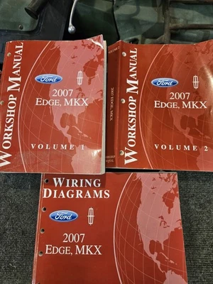 Ford Edge Lincoln MKX 2007 manuales de reparación de servicio de fábrica con diagramas de cableado OEM Foto 1 de 4