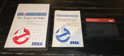 Ghostbusters Sega Master System Cart Manual Read Description Tested VG - Image 1 of 3