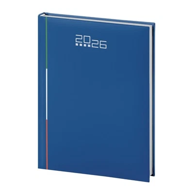 AGENDA Settimanale 2026 Blu inserto tricolore  17x24 ,ufficio,casa,lavoro,regalo - Immagine 1 di 2