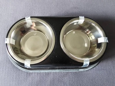 Tiernapf Doppelnapf Futterstation 760 ml (Zustand neu, ungenutzt) - Bild 1 von 4