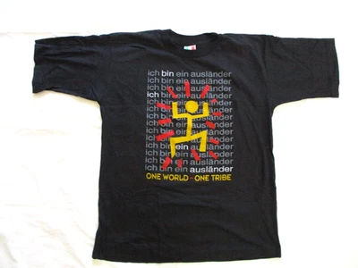 Keith Haring ICH EIN AUSLÄNDER, ONE WORLD-ONE TRIBE Vintage T-Shirt,  XL (1989) - Image 1 of 3
