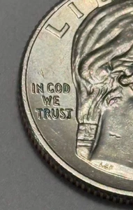 2023 D Error "In Cod We Trust" Jovita Idar Women's Quarter. RARE - Picture 1 of 5