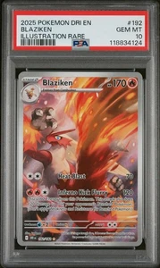 2025 Pokemon Driven Destined Rivals Illustration Rare #192 Blaziken PSA 10 - Bild 1 von 2