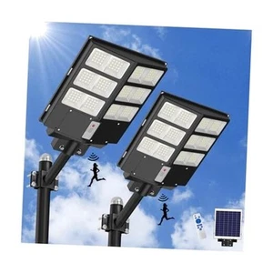 Solar Lights Outdoor 5000W Motion Sensor Flood Lights IP67 5000W-2PACK - Picture 1 of 7