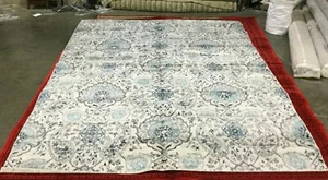 CREAM / LIGHT GREY 10' X 14' Back Stain Rug, Reduced Price 1172634717 MAD600C-10 - Picture 1 of 4
