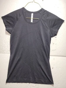 CRZ YOGA Top Womens XL Black T-Shirt Activewear Short Sleeve Casual Round Neck - Picture 1 of 15