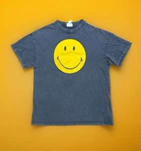 Smiley x H&M Oversized Longline T-Shirt Graphic Tee, Happy / Smiley Face, Size S - Picture 1 of 12