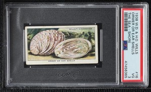 1938 Wills The Sea-Shore Tobacco Ormer Or Ear Shells #16 PSA 3 6z2
