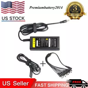 DC 12V 5A Power Supply Adapter +8 Split Power Cable for CCTV Security Camera DVR - Picture 1 of 12