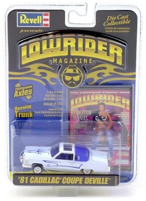 1:64 Revell Lowrider 1981 Cadillac Coupè Deville Bianco # 183' Revolution Conti - Immagine 1 di 2