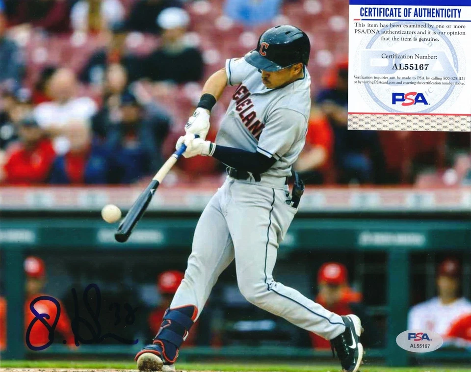 Steven Kwan Cleveland Guardians Autographed Signed 8x10 Photo PSA/DNA Certified - Image 1 of 1