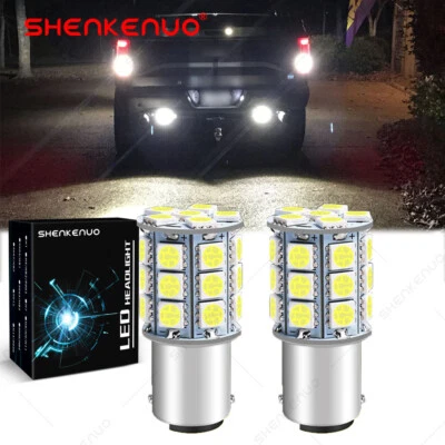 For 1975-1986 Chevrolet C10 1156 BA15S LED Reverse Backup Light Bulbs 6000K 2PC - Image 1 of 4