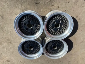 15 VINTAGE WHEELS RIMS ALLOY MAG AMERICAN RACING MESH 192 ENKEI HONEY COMB - Picture 1 of 11
