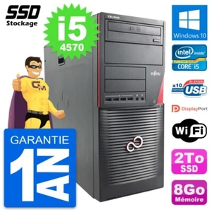 PC tour Fujitsu Celsius W530 Intel Core i5-4570 RAM 8Go SSD 2To Windows 10 Wifi - Bild 1 von 7