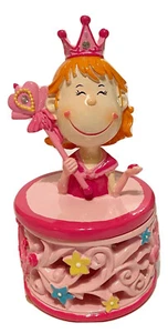 Rosa kleine Prinzessin Harz Schmuck Schmuck bedeckt Box - Bild 1 von 7