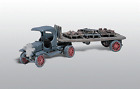Woodland Scenics # 244 Early Diamond T  Kit Semi Tractor w/Flatbed Trailer HO MI