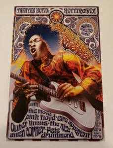 Jimi Hendrix 4"x6" Reproduction 12-3-1967 Concert Mini Poster Postcard 0030 - Picture 1 of 1